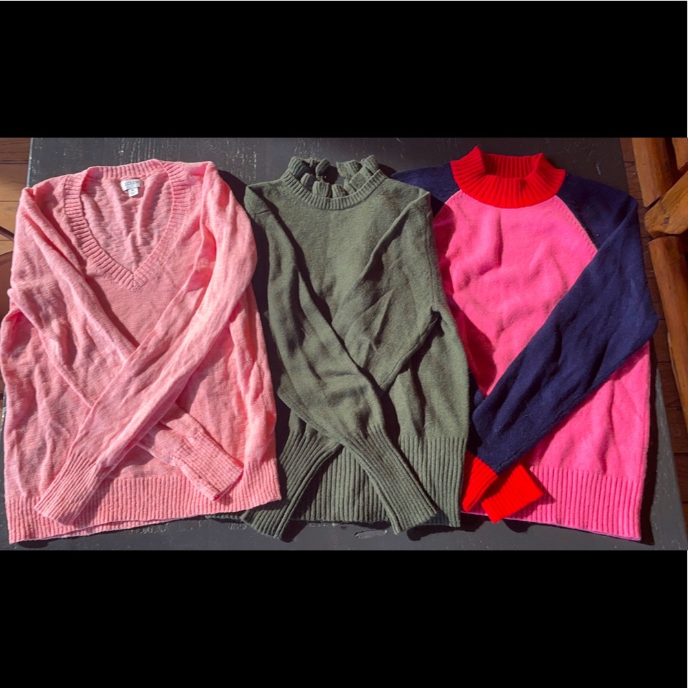 Women’s size medium J.Crew sweaters